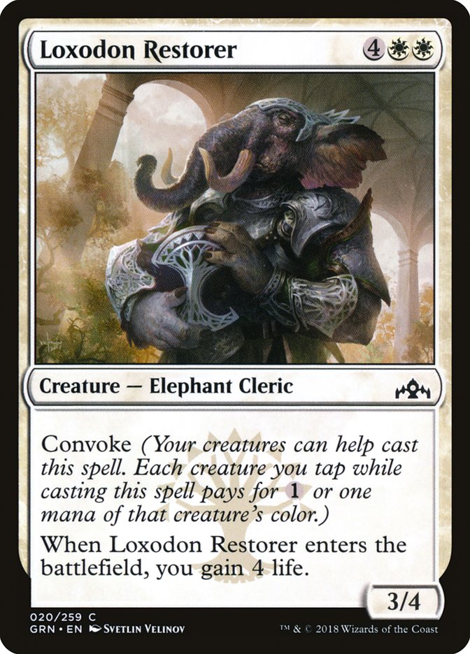 Loxodon Restorer [Guilds of Ravnica] | Dragon's Lair Comics and Fantasy Houston TX