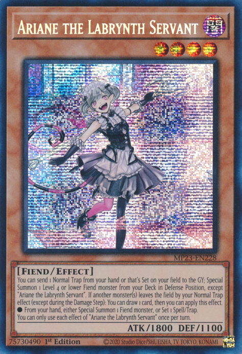 Ariane the Labrynth Servant [MP23-EN228] Prismatic Secret Rare | Dragon's Lair Comics and Fantasy Houston TX