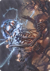 Lightning Skelemental // Lightning Skelemental [Modern Horizons Art Series] | Dragon's Lair Comics and Fantasy Houston TX