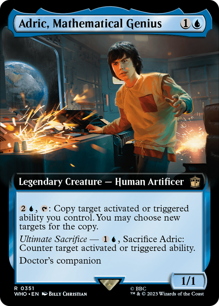 Adric, Mathematical Genius (Extended Art) [Doctor Who] | Dragon's Lair Comics and Fantasy Houston TX