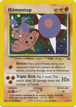 Hitmontop (3/75) [Neo Discovery Unlimited] | Dragon's Lair Comics and Fantasy Houston TX