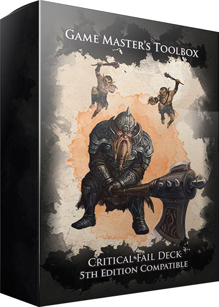 Game Masters Toolbox: Critical Fail Deck | Dragon's Lair Comics and Fantasy Houston TX