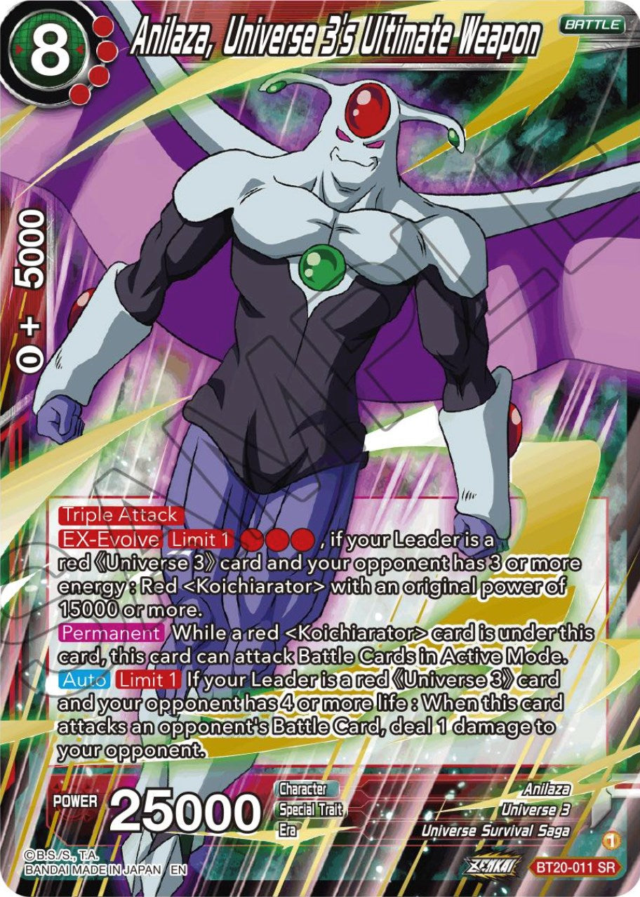 Anilaza, Universe 3's Ultimate Weapon (BT20-011) [Power Absorbed] | Dragon's Lair Comics and Fantasy Houston TX