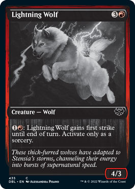 Lightning Wolf [Innistrad: Double Feature] | Dragon's Lair Comics and Fantasy Houston TX