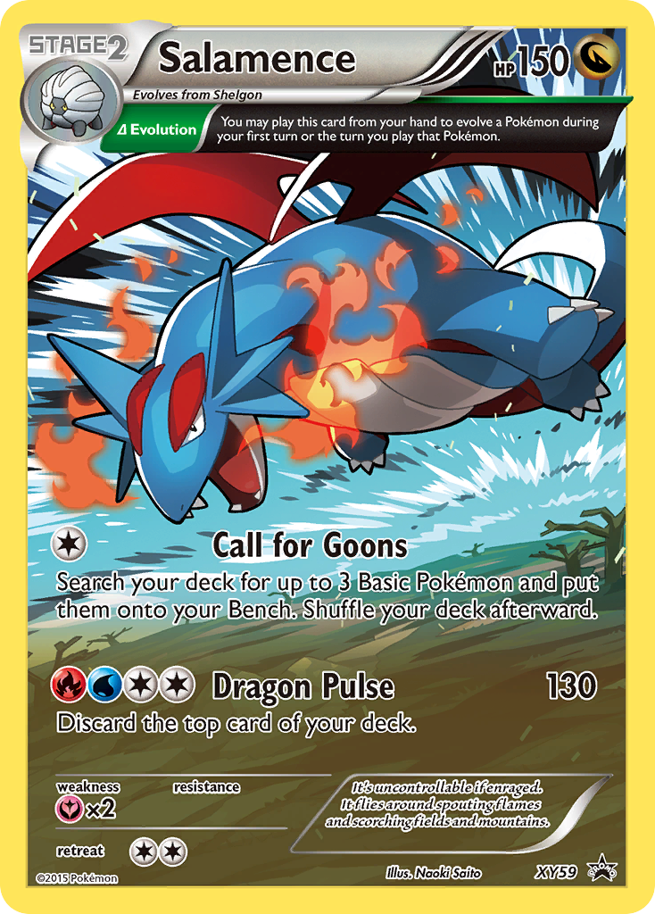 Salamence (XY59) [XY: Black Star Promos] | Dragon's Lair Comics and Fantasy Houston TX