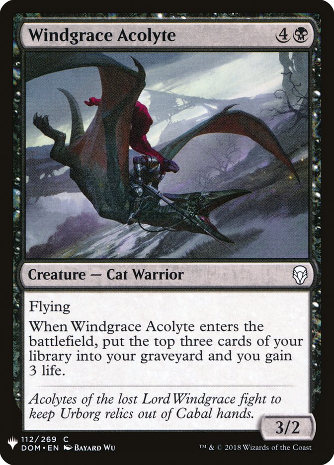 Windgrace Acolyte [Mystery Booster] | Dragon's Lair Comics and Fantasy Houston TX