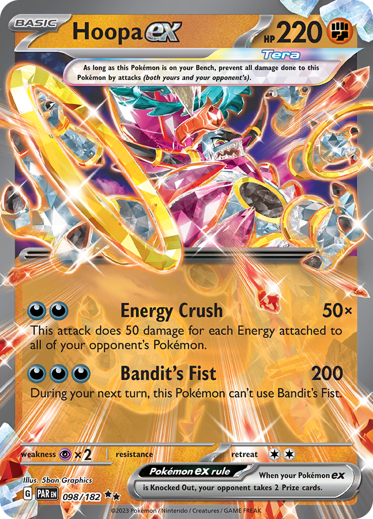 Hoopa ex (098/182) [Scarlet & Violet: Paradox Rift] | Dragon's Lair Comics and Fantasy Houston TX