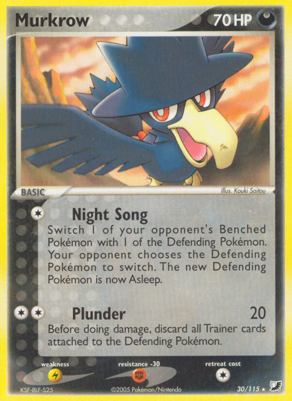 Murkrow (30/115) [EX: Unseen Forces] | Dragon's Lair Comics and Fantasy Houston TX