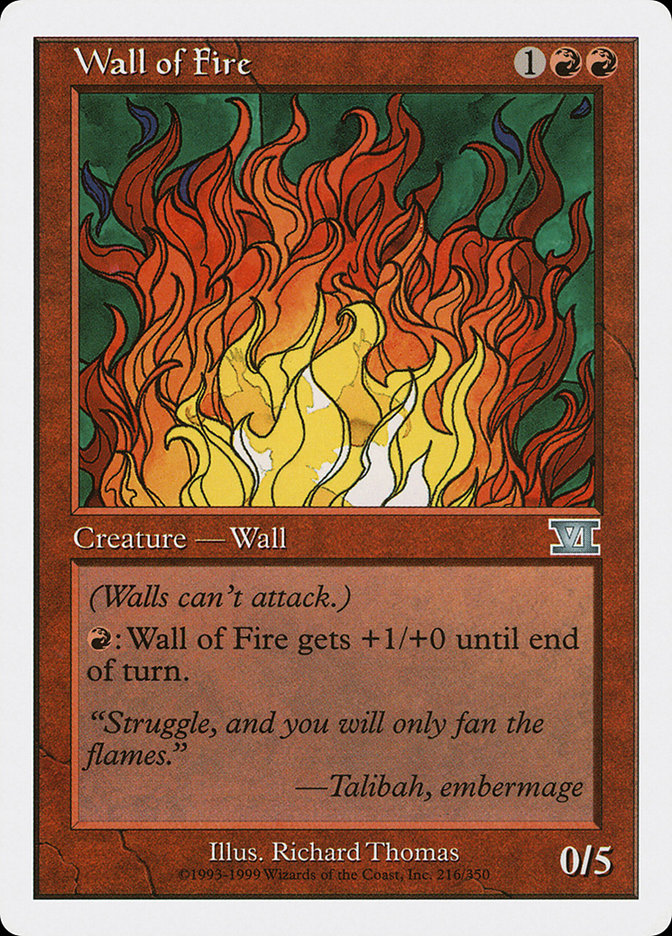 Wall of Fire [Classic Sixth Edition] | Dragon's Lair Comics and Fantasy Houston TX