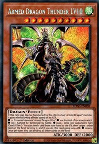 Armed Dragon Thunder LV10 [BLVO-EN001] Secret Rare | Dragon's Lair Comics and Fantasy Houston TX