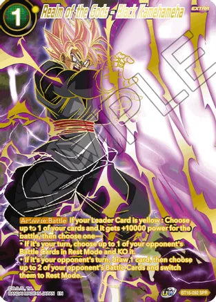 Realm of the Gods - Black Kamehameha (SPR) (BT16-092) [Realm of the Gods] | Dragon's Lair Comics and Fantasy Houston TX