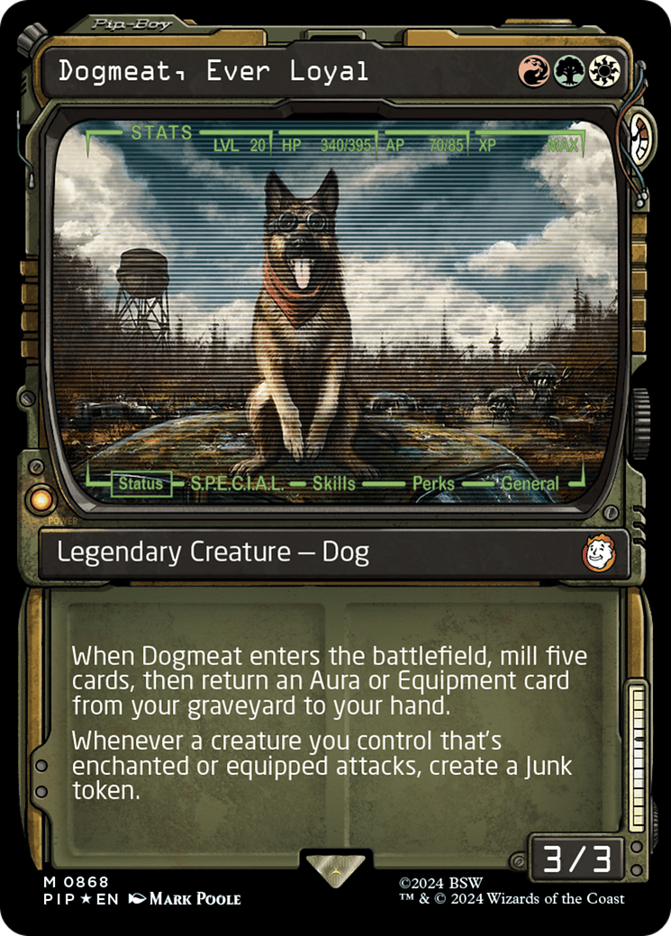 Dogmeat, Ever Loyal (Showcase) (Surge Foil) [Fallout] | Dragon's Lair Comics and Fantasy Houston TX