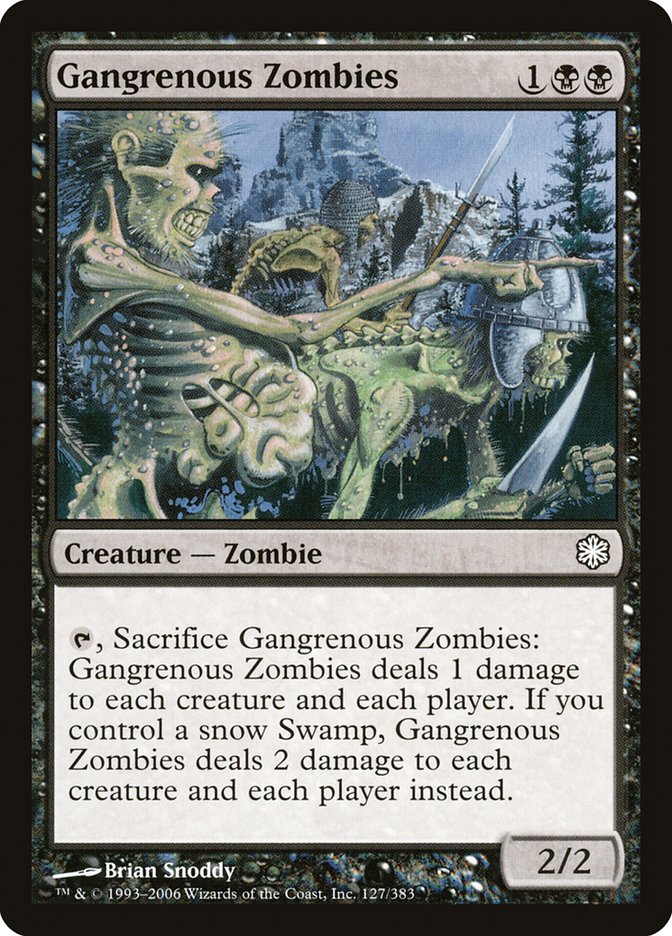 Gangrenous Zombies [Coldsnap Theme Decks] | Dragon's Lair Comics and Fantasy Houston TX