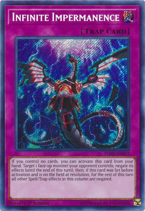 Infinite Impermanence [FLOD-EN077] Secret Rare | Dragon's Lair Comics and Fantasy Houston TX