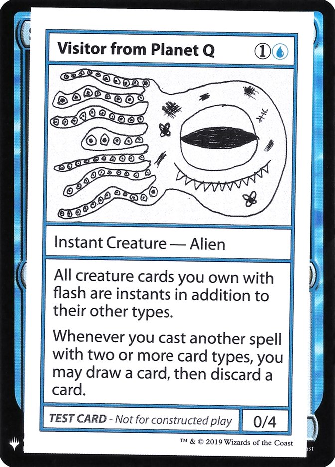 Visitor from Planet Q [Mystery Booster Playtest Cards] | Dragon's Lair Comics and Fantasy Houston TX