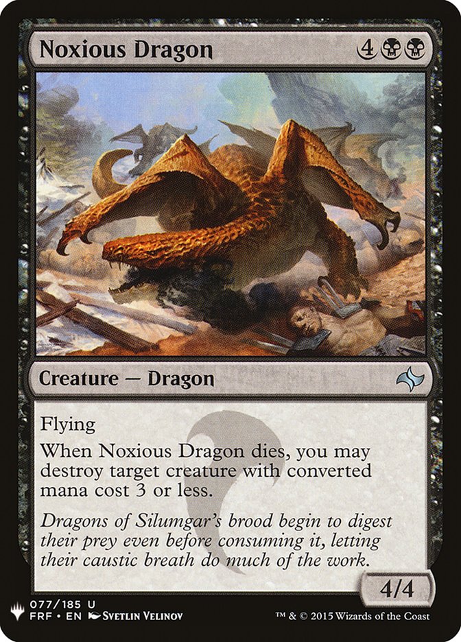 Noxious Dragon [Mystery Booster] | Dragon's Lair Comics and Fantasy Houston TX