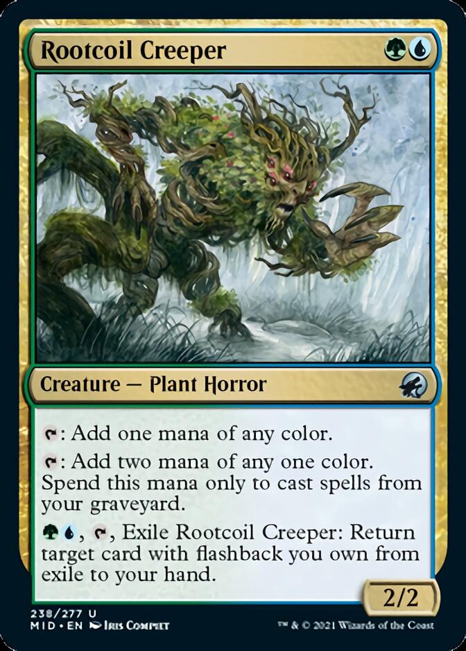 Rootcoil Creeper [Innistrad: Midnight Hunt] | Dragon's Lair Comics and Fantasy Houston TX