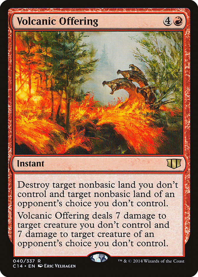 Volcanic Offering [Commander 2014] | Dragon's Lair Comics and Fantasy Houston TX