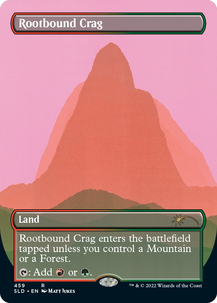 Rootbound Crag (Borderless) [Secret Lair Drop Series] | Dragon's Lair Comics and Fantasy Houston TX