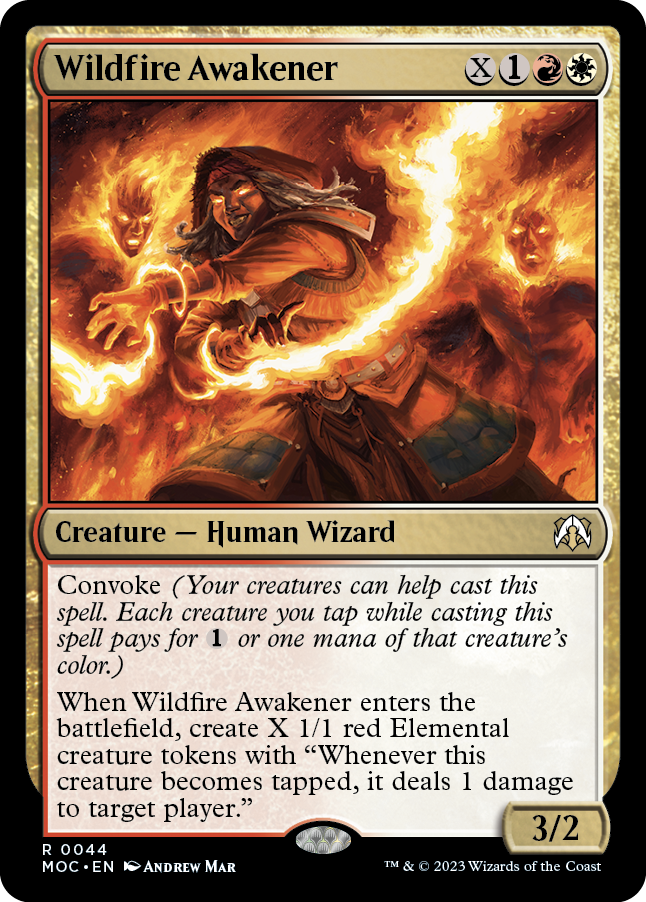 Wildfire Awakener [March of the Machine Commander] | Dragon's Lair Comics and Fantasy Houston TX