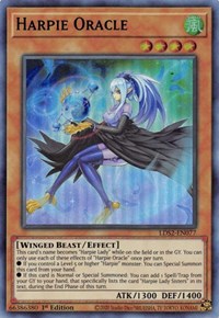 Harpie Oracle (Green) [LDS2-EN077] Ultra Rare | Dragon's Lair Comics and Fantasy Houston TX