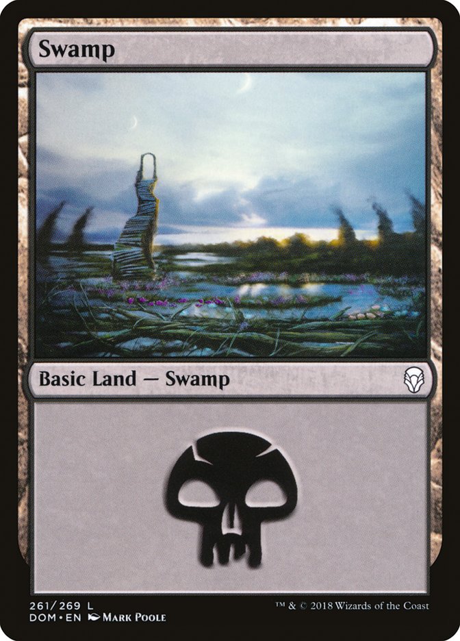 Swamp (261) [Dominaria] | Dragon's Lair Comics and Fantasy Houston TX