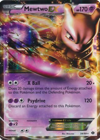 Mewtwo EX (54/99) (Jumbo Card) [Black & White: Next Destinies] | Dragon's Lair Comics and Fantasy Houston TX