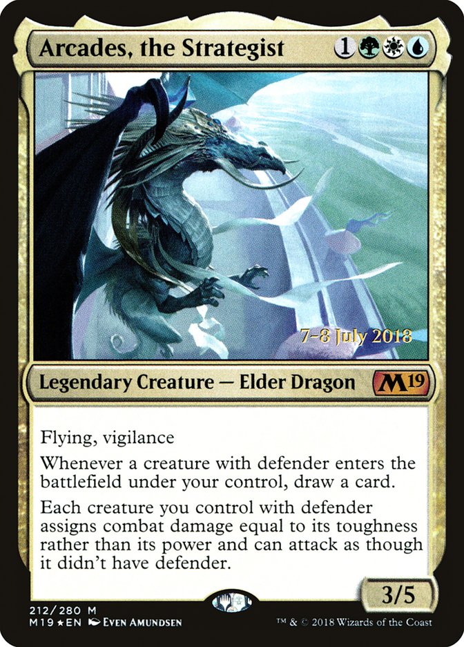 Arcades, the Strategist [Core Set 2019 Prerelease Promos] | Dragon's Lair Comics and Fantasy Houston TX