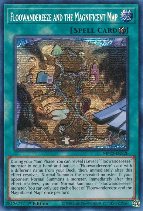 Floowandereeze and the Magnificent Map [MP22-EN220] Prismatic Secret Rare | Dragon's Lair Comics and Fantasy Houston TX