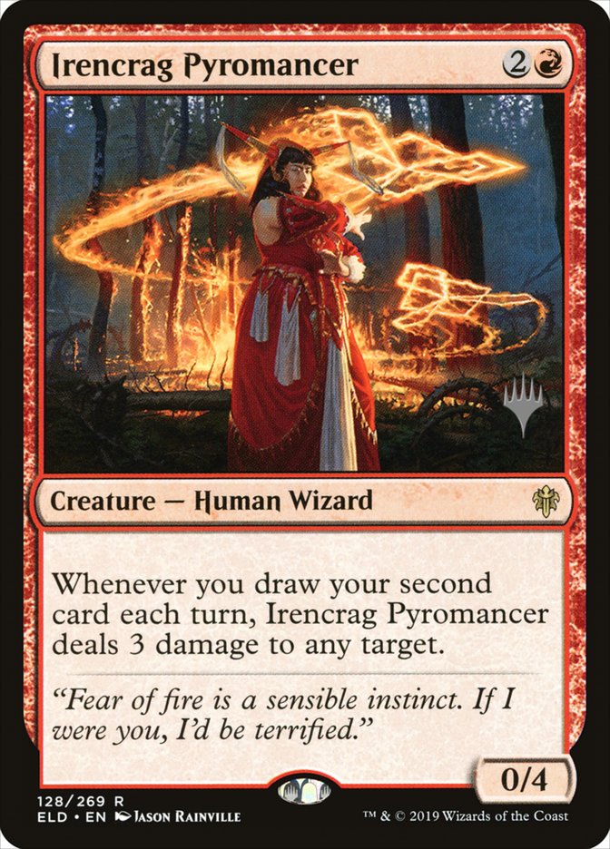 Irencrag Pyromancer (Promo Pack) [Throne of Eldraine Promos] | Dragon's Lair Comics and Fantasy Houston TX