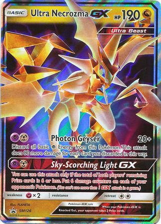 Ultra Necrozma GX (SM126) (Jumbo Card) [Sun & Moon: Black Star Promos] | Dragon's Lair Comics and Fantasy Houston TX