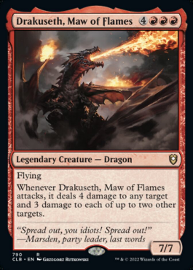 Drakuseth, Maw of Flames [Commander Legends: Battle for Baldur's Gate] | Dragon's Lair Comics and Fantasy Houston TX