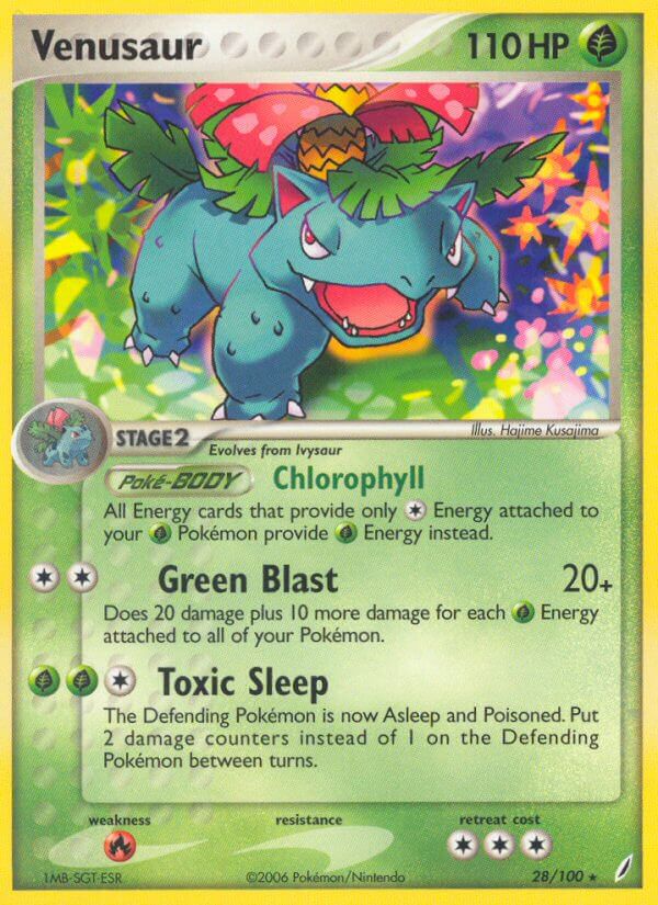 Venusaur (28/100) (Theme Deck Exclusive) [EX: Crystal Guardians] | Dragon's Lair Comics and Fantasy Houston TX