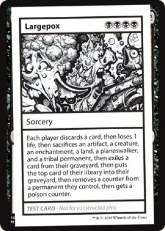 Largepox (2021 Edition) [Mystery Booster Playtest Cards] | Dragon's Lair Comics and Fantasy Houston TX