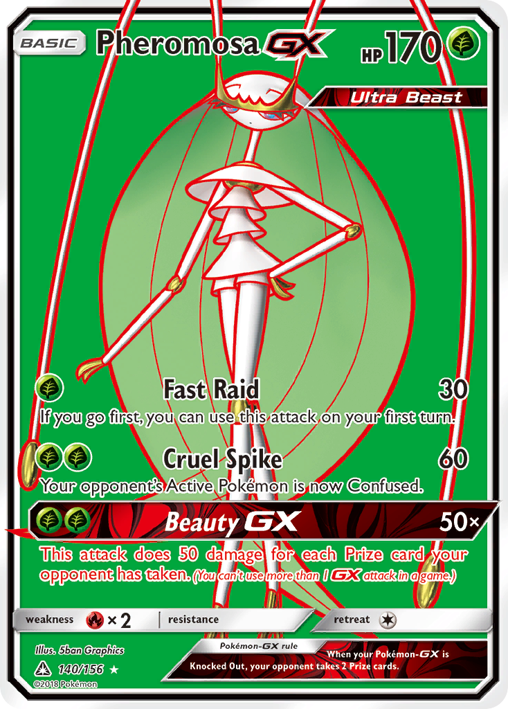 Pheromosa GX (140/156) [Sun & Moon: Ultra Prism] | Dragon's Lair Comics and Fantasy Houston TX