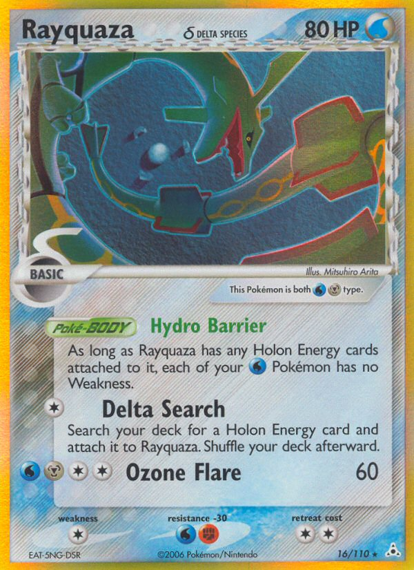 Rayquaza (16/110) (Delta Species) [EX: Holon Phantoms] | Dragon's Lair Comics and Fantasy Houston TX