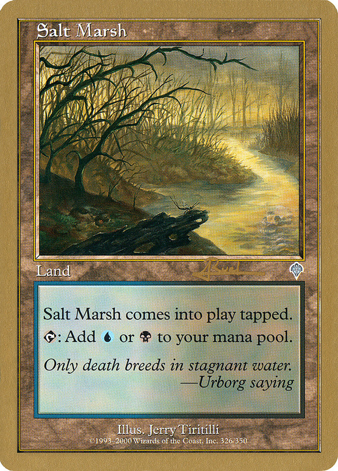 Salt Marsh (Antoine Ruel) [World Championship Decks 2001] | Dragon's Lair Comics and Fantasy Houston TX