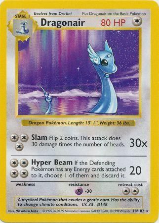 Dragonair (18/102) [Base Set Shadowless Unlimited] | Dragon's Lair Comics and Fantasy Houston TX