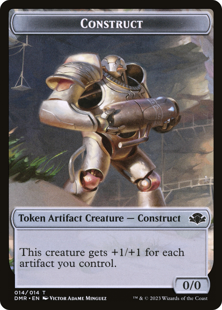 Construct Token [Dominaria Remastered Tokens] | Dragon's Lair Comics and Fantasy Houston TX