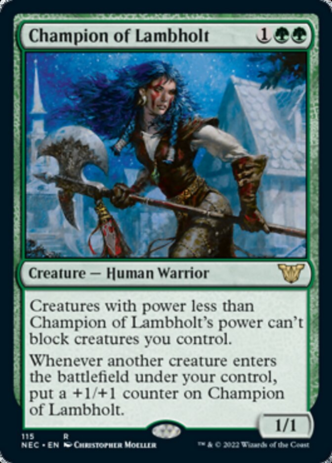 Champion of Lambholt [Kamigawa: Neon Dynasty Commander] | Dragon's Lair Comics and Fantasy Houston TX