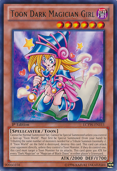 Toon Dark Magician Girl [LCYW-EN111] Rare | Dragon's Lair Comics and Fantasy Houston TX