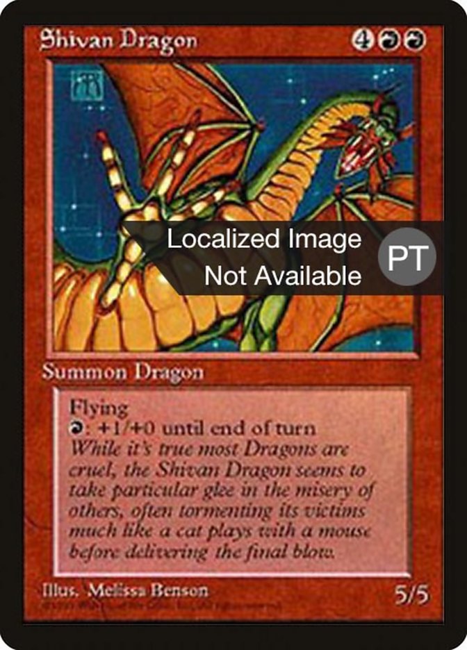 Shivan Dragon [Fourth Edition (Foreign Black Border)] | Dragon's Lair Comics and Fantasy Houston TX