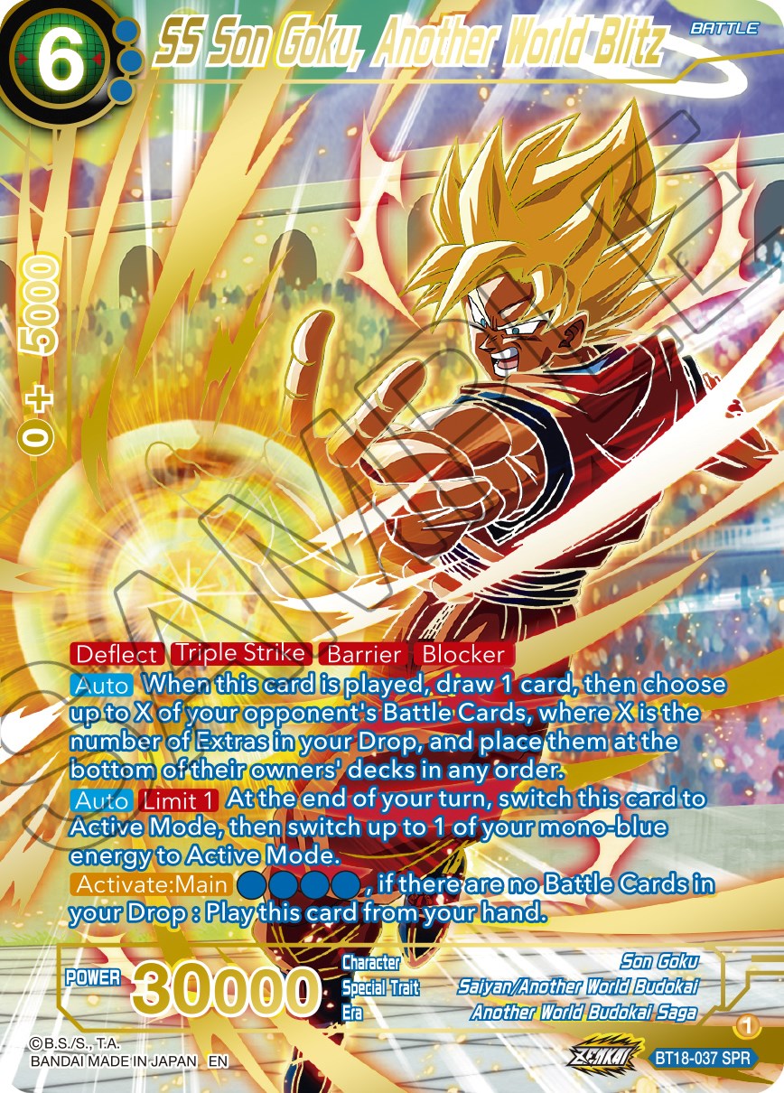 SS Son Goku, Another World Blitz (SPR) (BT18-037) [Dawn of the Z-Legends] | Dragon's Lair Comics and Fantasy Houston TX