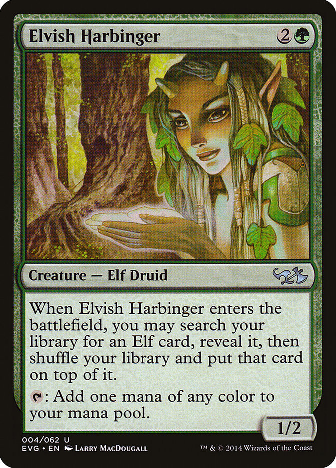 Elvish Harbinger (Elves vs. Goblins) [Duel Decks Anthology] | Dragon's Lair Comics and Fantasy Houston TX