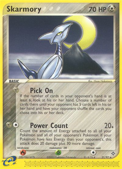 Skarmory (21/97) [EX: Dragon] | Dragon's Lair Comics and Fantasy Houston TX