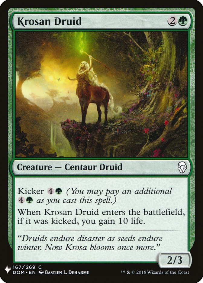 Krosan Druid [Mystery Booster] | Dragon's Lair Comics and Fantasy Houston TX