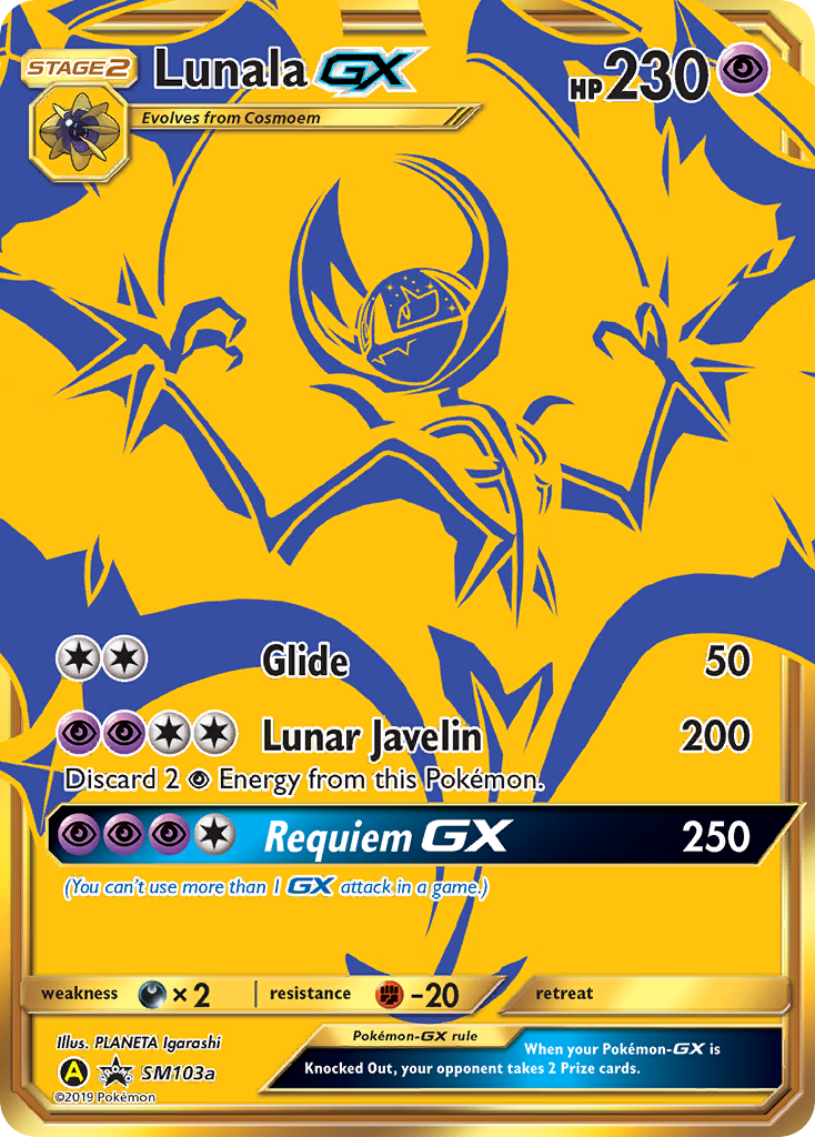 Lunala GX (SM103a) [Sun & Moon: Black Star Promos] | Dragon's Lair Comics and Fantasy Houston TX