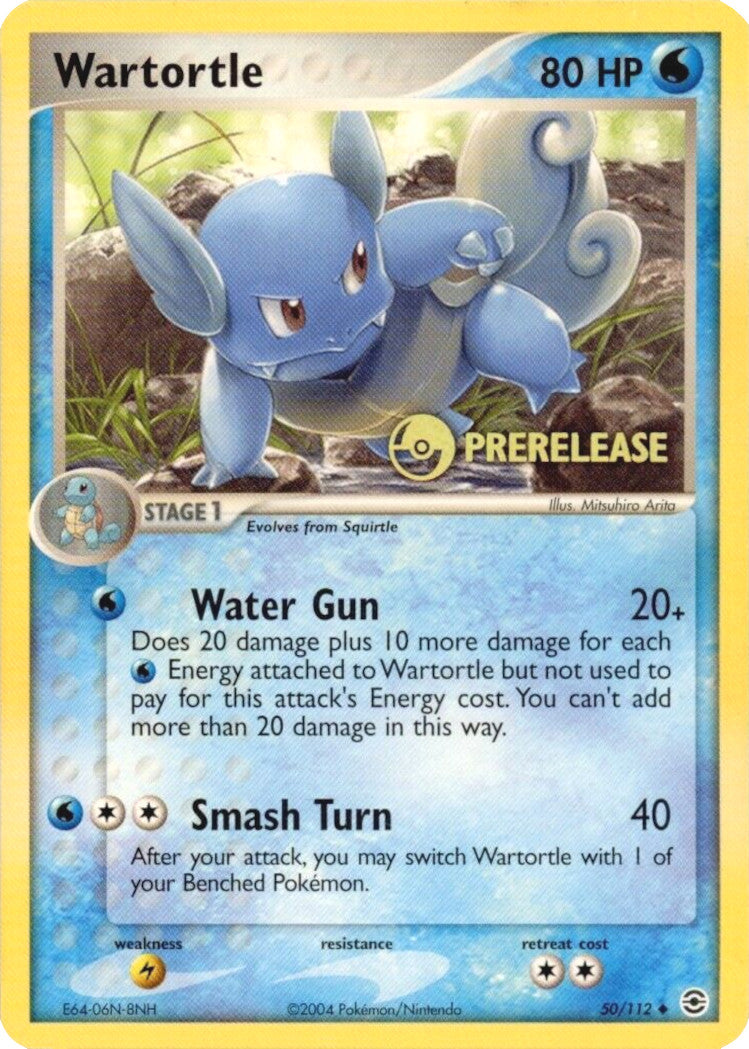 Wartortle (50/112) (Prerelease) [EX: FireRed & LeafGreen] | Dragon's Lair Comics and Fantasy Houston TX