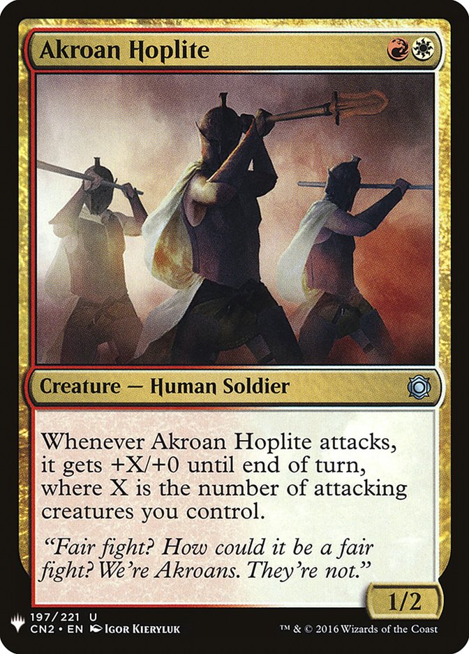 Akroan Hoplite [Mystery Booster] | Dragon's Lair Comics and Fantasy Houston TX