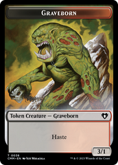 Thopter // Graveborn Double-Sided Token [Commander Masters Tokens] | Dragon's Lair Comics and Fantasy Houston TX